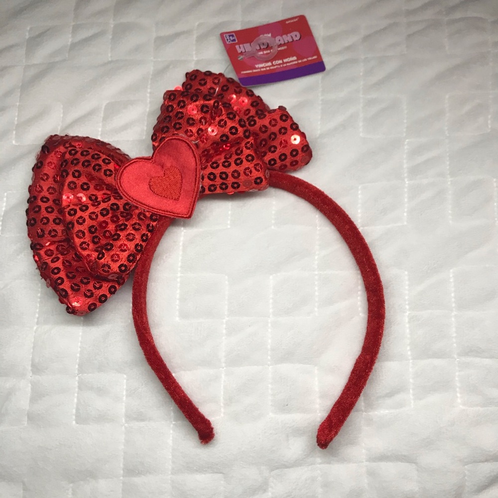 HEART BOW HEADBAND - Picture 2 of 2